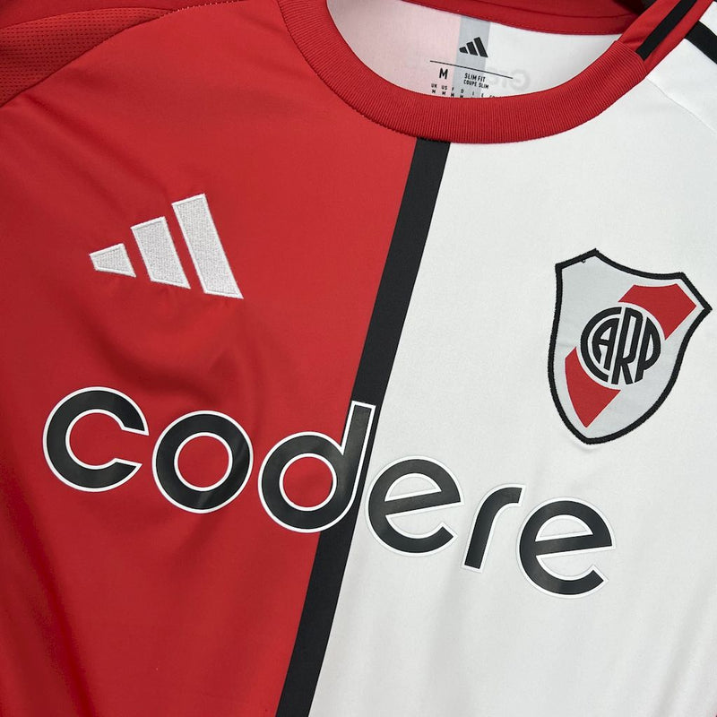 Camisa River Plate Third - 25/26 Adidas - Vermelho - Branco