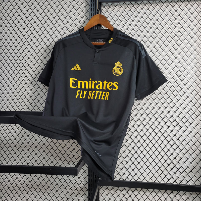 Camisa Real Madrid III 23/24 - Preta - Adidas