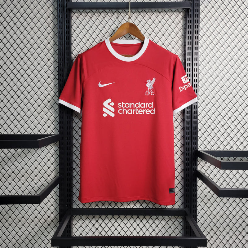 Camisa Liverpool I 23/24 Nike - Vermelho