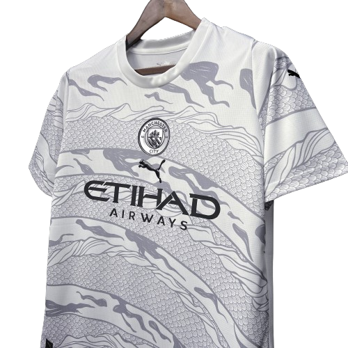 Camisa Manchester City - 24/25 - Dragão - Branca