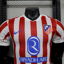Camisa Atlético de Madrid I 25/26 Vermelha e Branca - Nike - Masculino Jogador