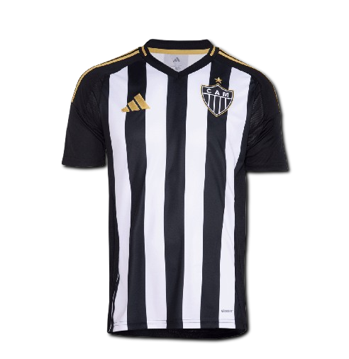 Camisa Atlético Mineiro I 25/26 Adidas - Preto e Branca