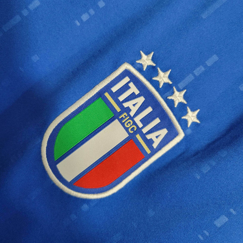 Camisa Seleção Itália I 24/25 Adidas - Azul