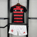 Kit Infantil Flamengo 25/26 Adidas - Rubro Negro
