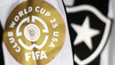 Camisa Botafogo I - 25/26 - Preto e Branco Patch copa do mundo
