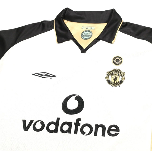 Camisa Manchester United 01/02 Retrô - “Dupla Face”