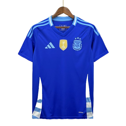 Camisa Seleção da Argentina II [Patch Campeão da Copa do Mundo] 2024 Adidas - Azul