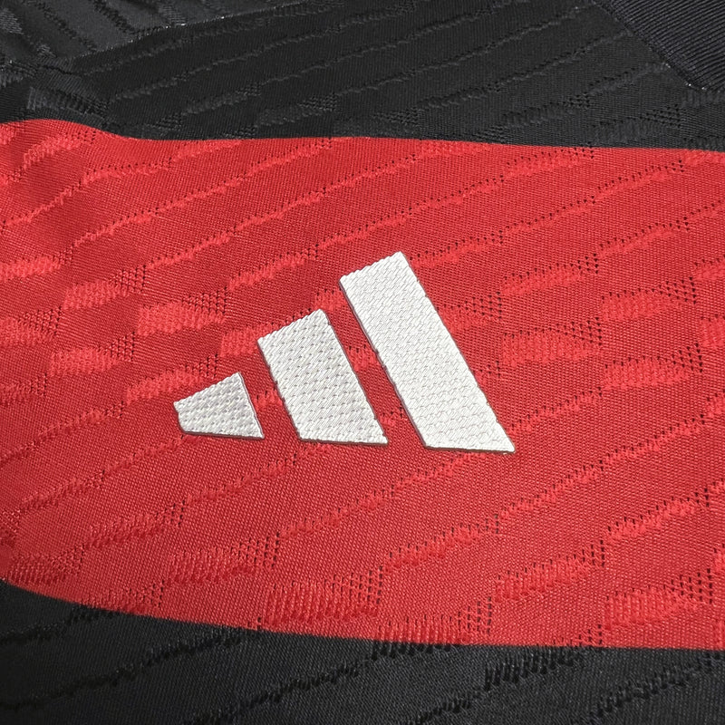 Camisa Flamengo I 24/25 - Vermelha e Preta - Adidas - Masculino Jogador