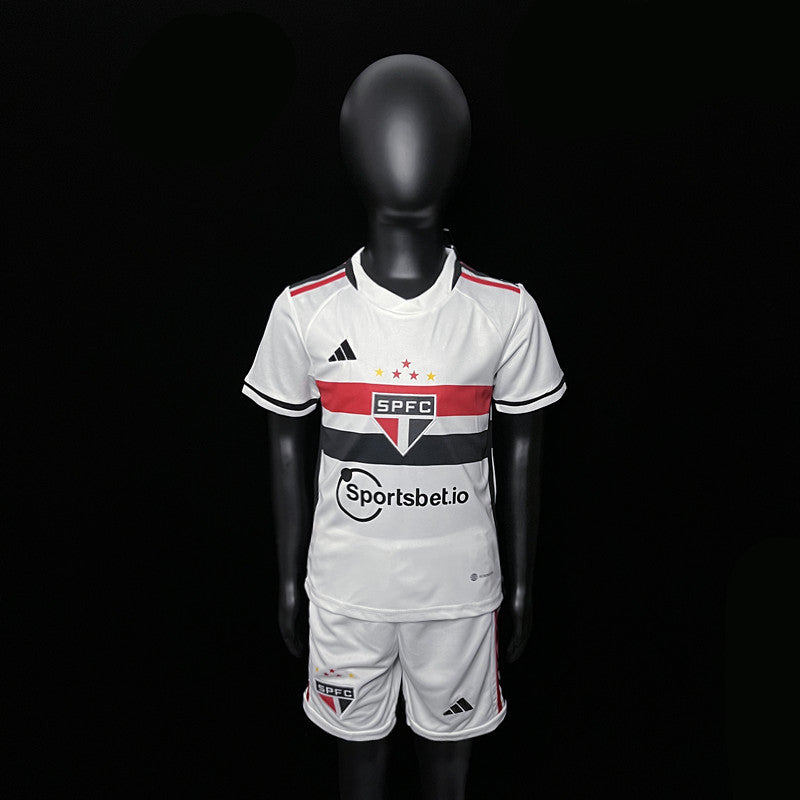 Kit Infantil São Paulo 23/24 Adidas - Branco