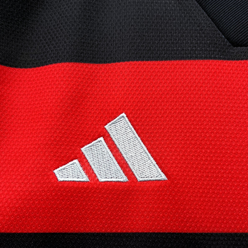 Camisa Flamengo I 24/25 Adidas - Rubro Negro