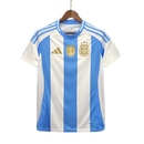Camisa Seleção da Argentina I [Patch Campeão da Copa do Mundo] 2024 Adidas - Azul e Branca