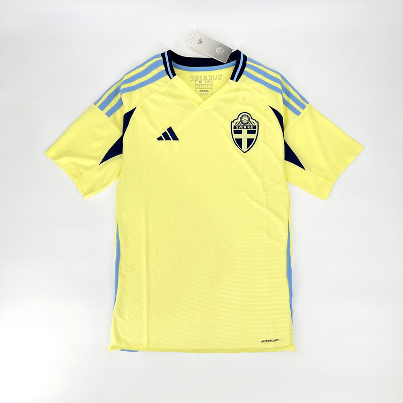 Camisa Seleção Suécia I 24/25 Adidas - Amarelo