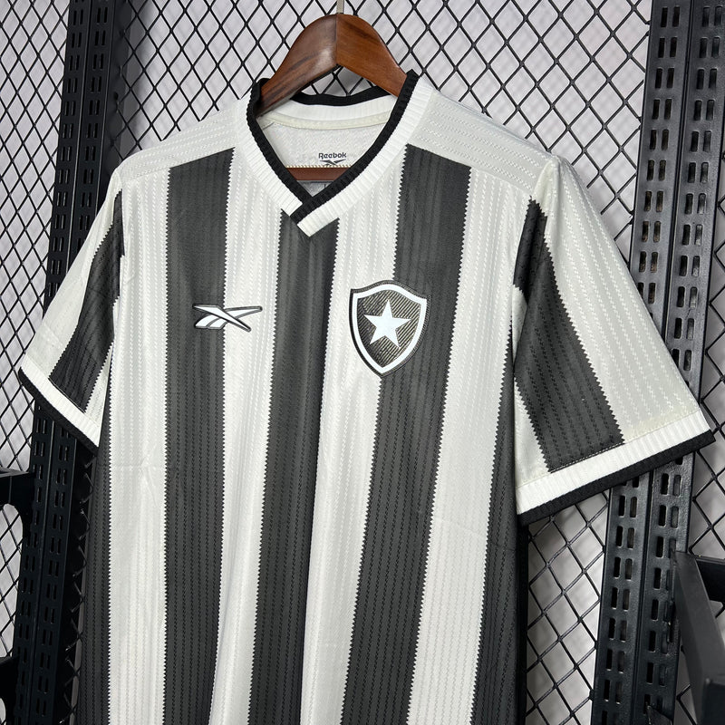 Camisa Botafogo I casa - 2024 Reebok - Preto e Branco