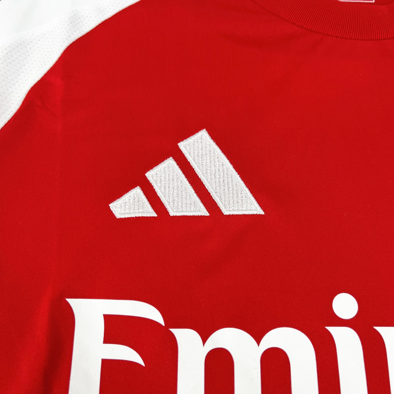 Camisa Arsenal I 24/25 Adidas - Branco e Vermelho