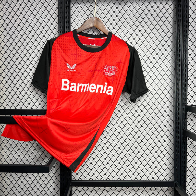 Camisa Bayer Leverkusen I 24/25 Castore - Vermelho