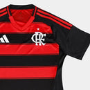 Camisa Feminina Flamengo I 25/26 Adidas - Rubro Negro