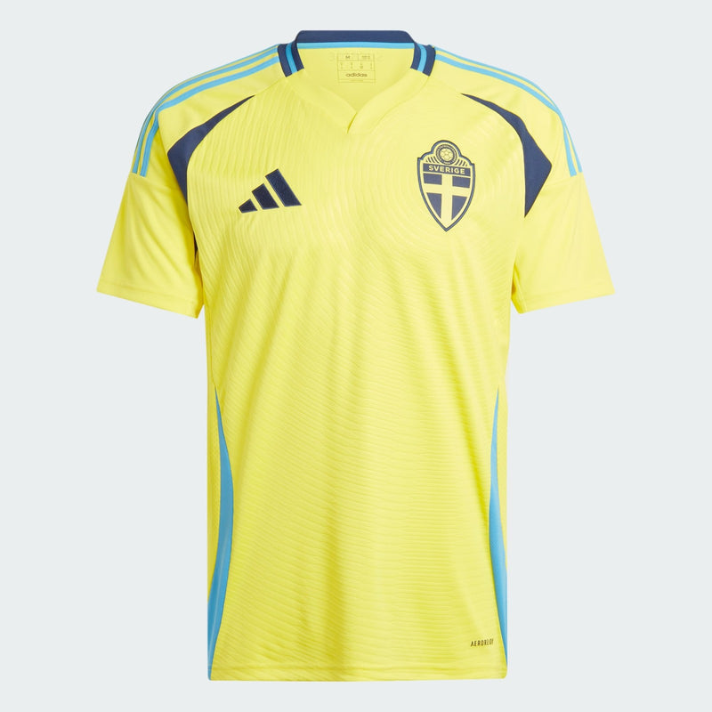 Camisa Seleção Suécia I 24/25 Adidas - Amarelo