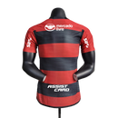 Camisa Flamengo I 23/24 - Vermelha e Preta - Adidas - com Patrocínio - Masculino Jogador