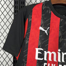 Camisa Milan I 25/26 Puma - Preto e Vermelho