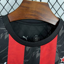Camisa Milan I 25/26 Puma - Preto e Vermelho