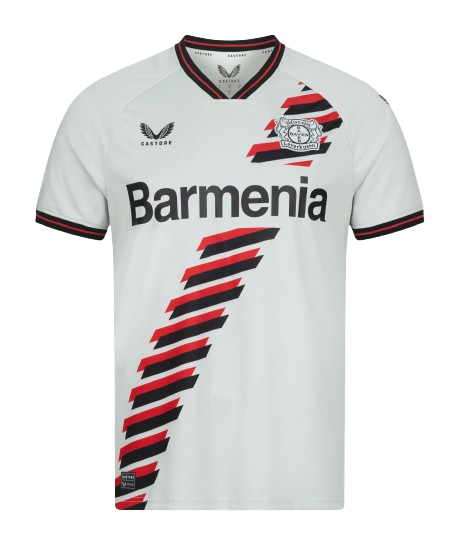 Camisa Bayern Leverkusen Away II- 23/24 - Branca