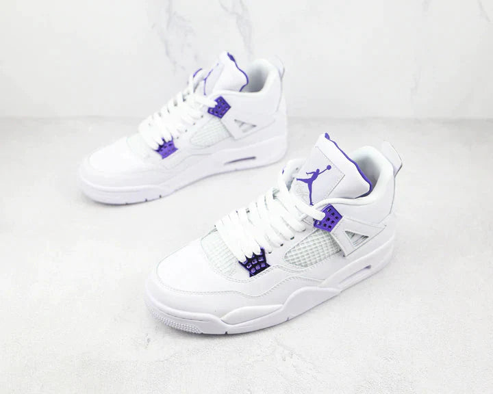 Tênis Nike Air Jordan 4 Retro Metallic Purple