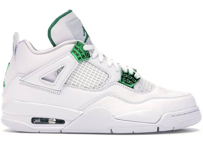 Tênis Nike Air Jordan 4 Retro Metallic Green