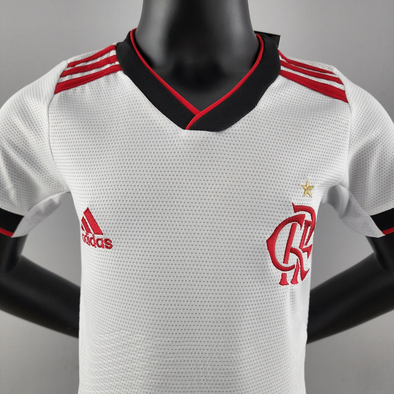 Kit Infantil Flamengo II 22/23 Adidas - Branco