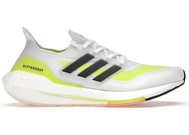 Tênis Adidas Ultra Boost 21 Solar Yellow White