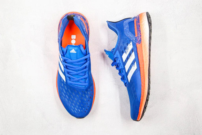 Tênis Adidas Ultra Boost Pb Glory Blue White Solar Red