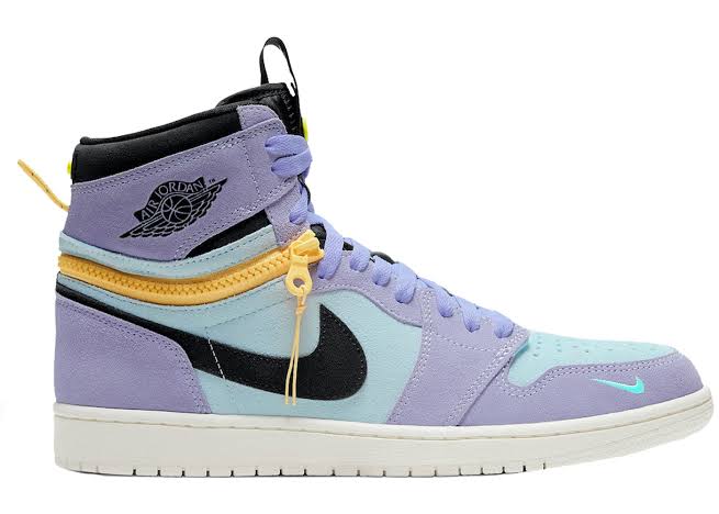 Tênis Nike Air Jordan 1 High Switch Purple Pulse