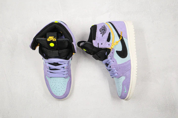 Tênis Nike Air Jordan 1 High Switch Purple Pulse