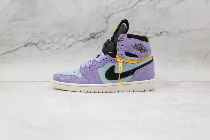 Tênis Nike Air Jordan 1 High Switch Purple Pulse