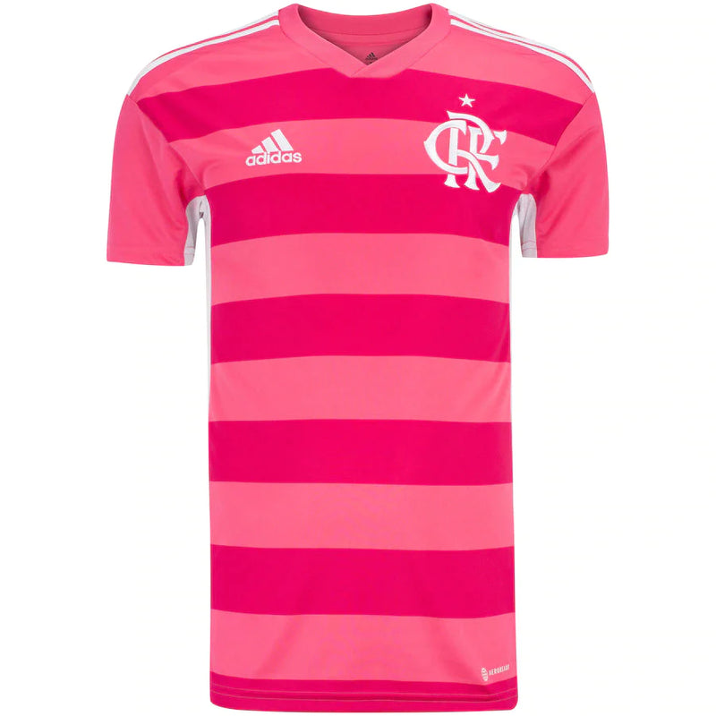 Camisa Flamengo Outubro Rosa 22/23 Adidas - Rosa