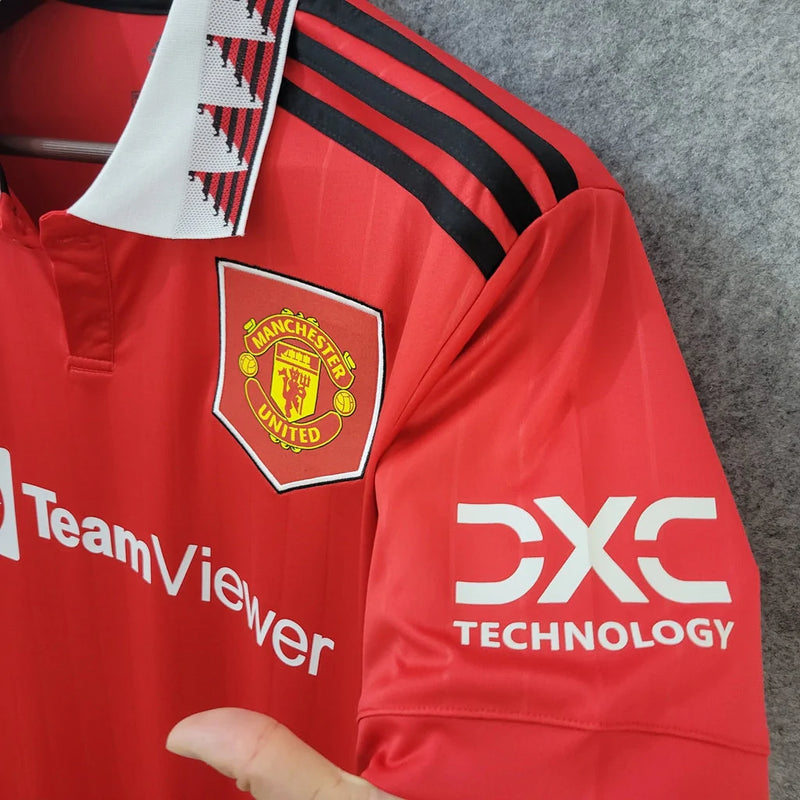 Camisa Manchester United I 22/23 Adidas - Vermelho