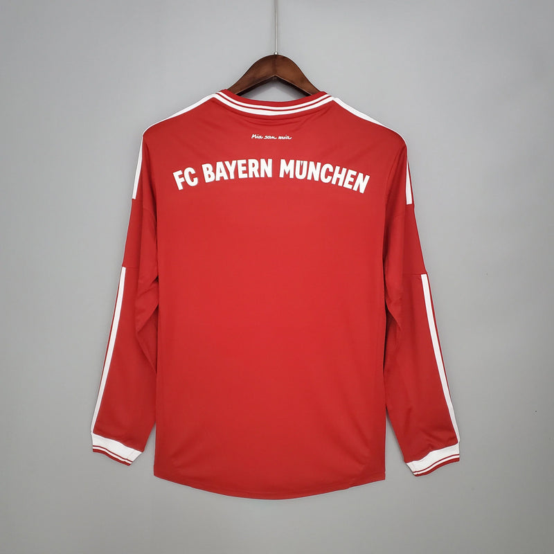 Camisa Manga Longa Bayern de Munique Champions League 2013/14 Adidas - Vermelha