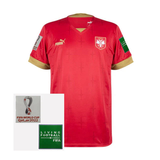 Camisa Seleção Sérvia I 2022 Puma [Com Patch] - Vermelho