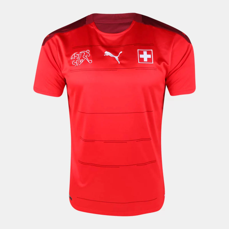 Camisa Seleção Suíça I 20/21 Puma - Vermelho