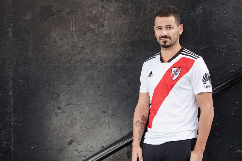 Camisa River Plate I 18/19 Adidas - Branco e Vermelho