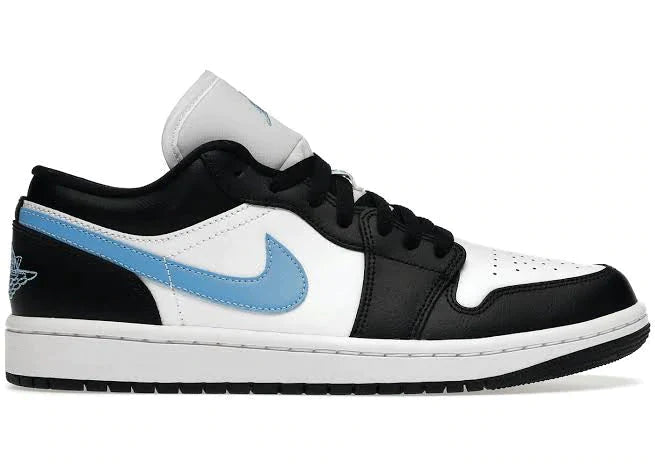 Tênis Nike Air Jordan 1 Low Black University Blue White