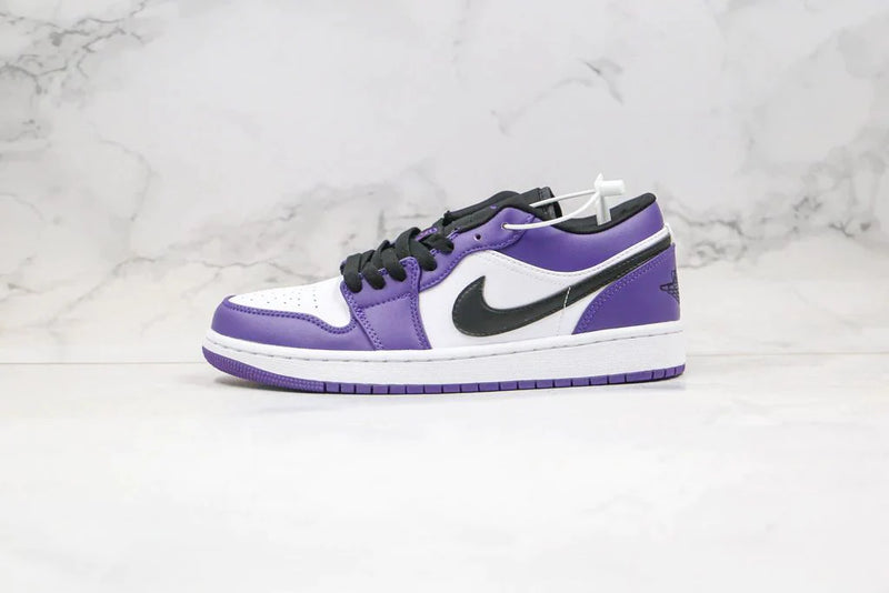 Tênis Nike Air Jordan 1 Low Court Purple White