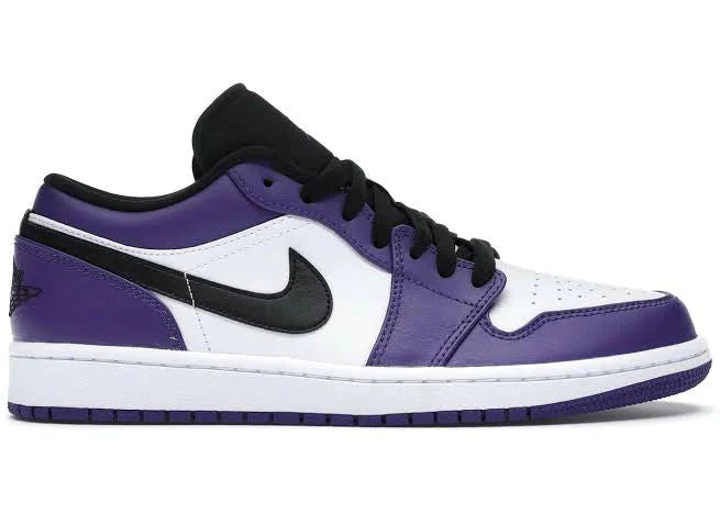 Tênis Nike Air Jordan 1 Low Court Purple White