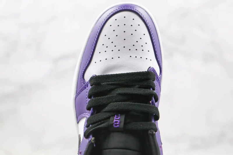 Tênis Nike Air Jordan 1 Low Court Purple White