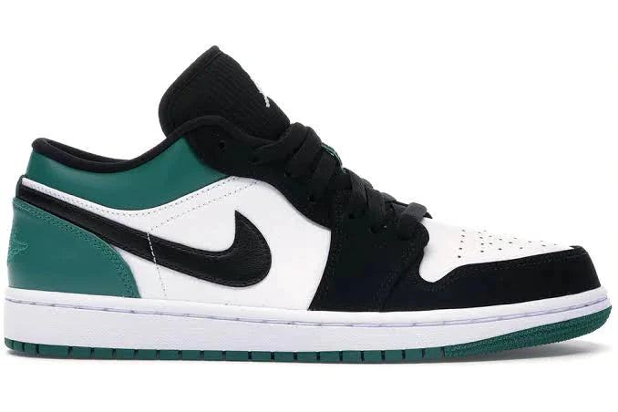 Tênis Nike Air Jordan 1 Low White Black Mystic Green