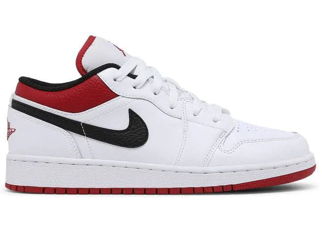 Tênis Nike Air Jordan 1 Low White Gym Red