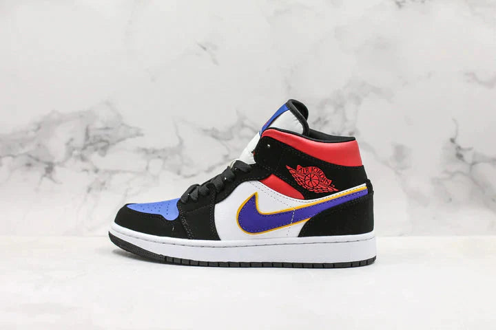 Tênis Nike Air Jordan 1 Mid Lakers Top 3