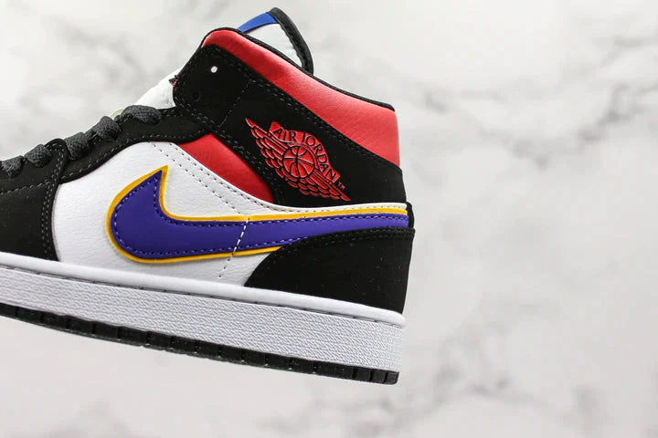 Tênis Nike Air Jordan 1 Mid Lakers Top 3