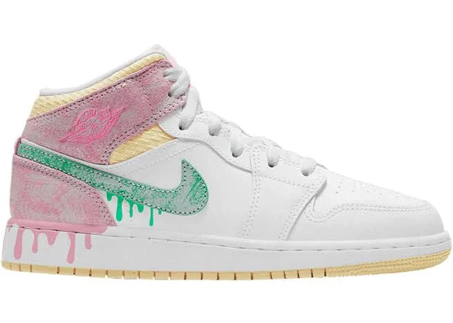 Tênis Nike Air Jordan 1 Mid Paint Drip