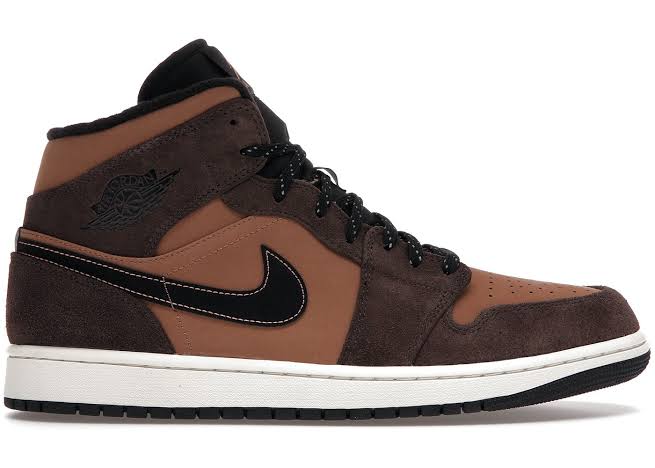 Tênis Nike Air Jordan 1 Mid Se Dark Chocolate