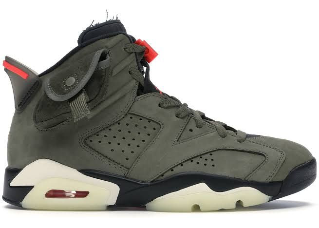 Tênis Nike Air Jordan 6 Retro Travis Scott British Khaki